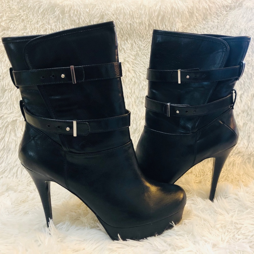 Call It Spring Magann High Heel Boot (Black)